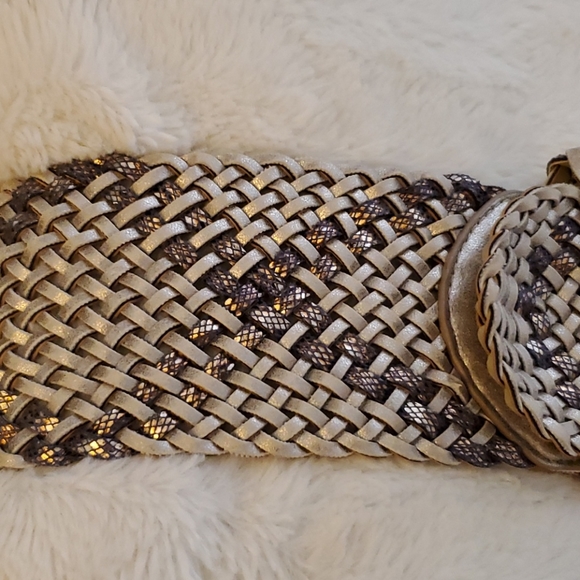 WHBM Metallic Woven Belt